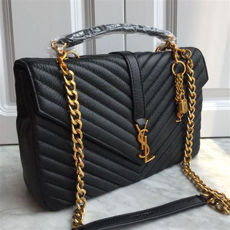 ysl black bag with gold|ysl bag outlet.